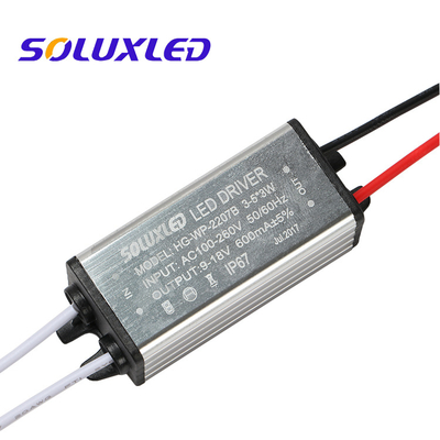 옥외 점화는 반점 빛을 위한 지도한 운전사 3-5*3W DC9-18V 580ma 600ma를 방수 처리합니다
